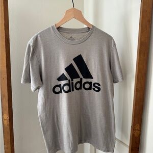 Adidas Men's Short Sleeve Tee in Gray